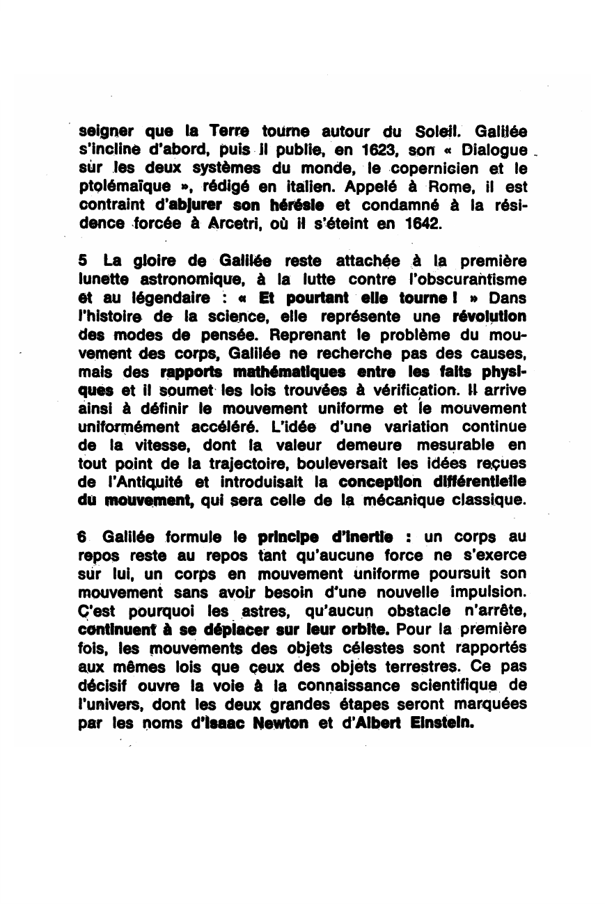 Prévisualisation du document Galilée