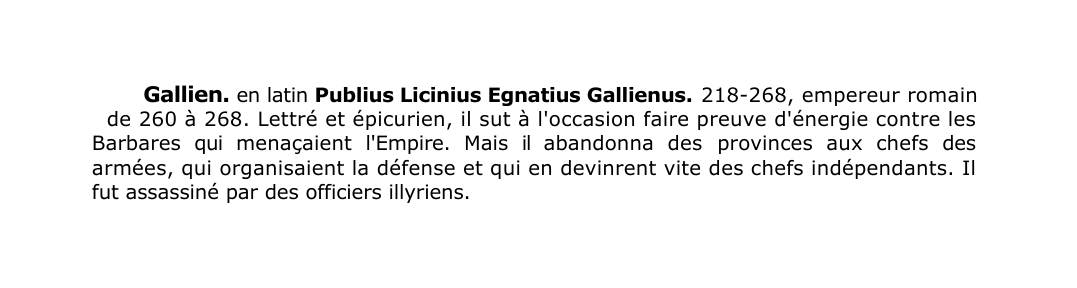 Prévisualisation du document Gallien.