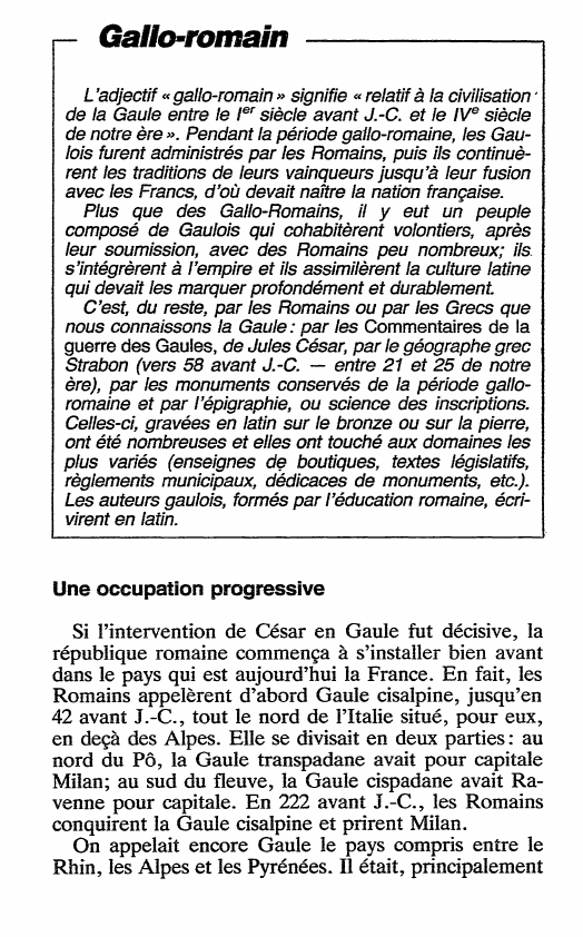 Prévisualisation du document gallo-romain.