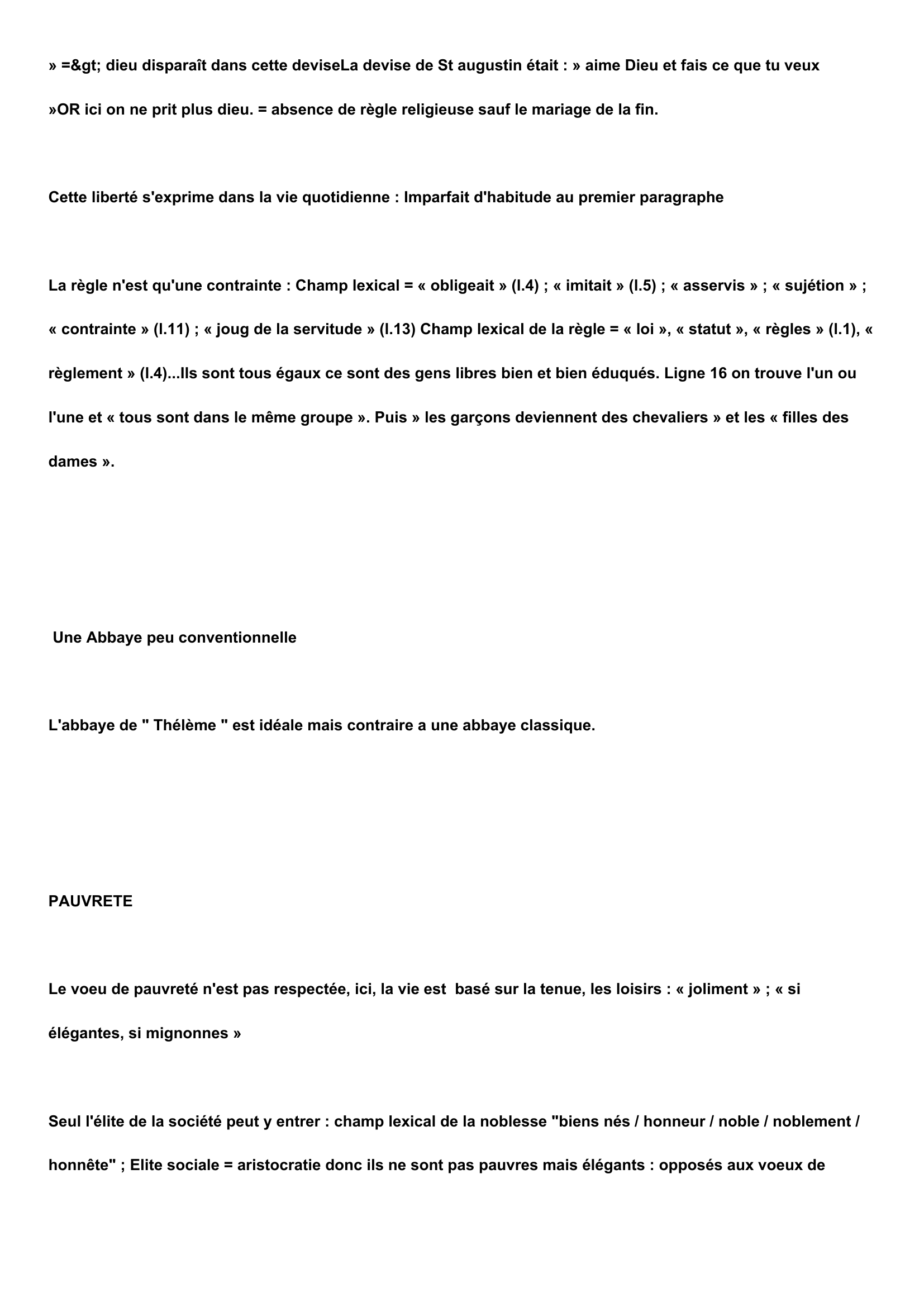 Prévisualisation du document Gargantua, Rabelais - Description de l'Abbaye de Thélème (Commentaire, étude, analyse)