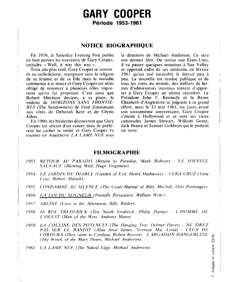 Prévisualisation du document GARY COOPER