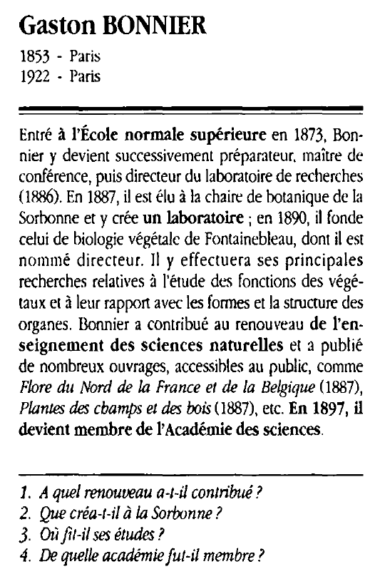 Prévisualisation du document Gaston BONNIER