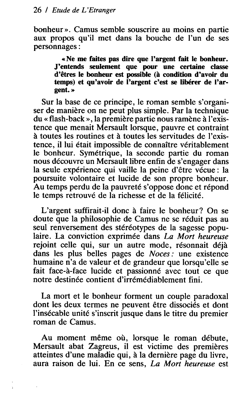 Prévisualisation du document Genèse de L'Etranger De Camus