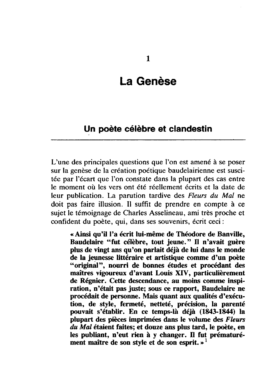 Prévisualisation du document Genèse et structure des Fleurs du Mal de Baudelaire