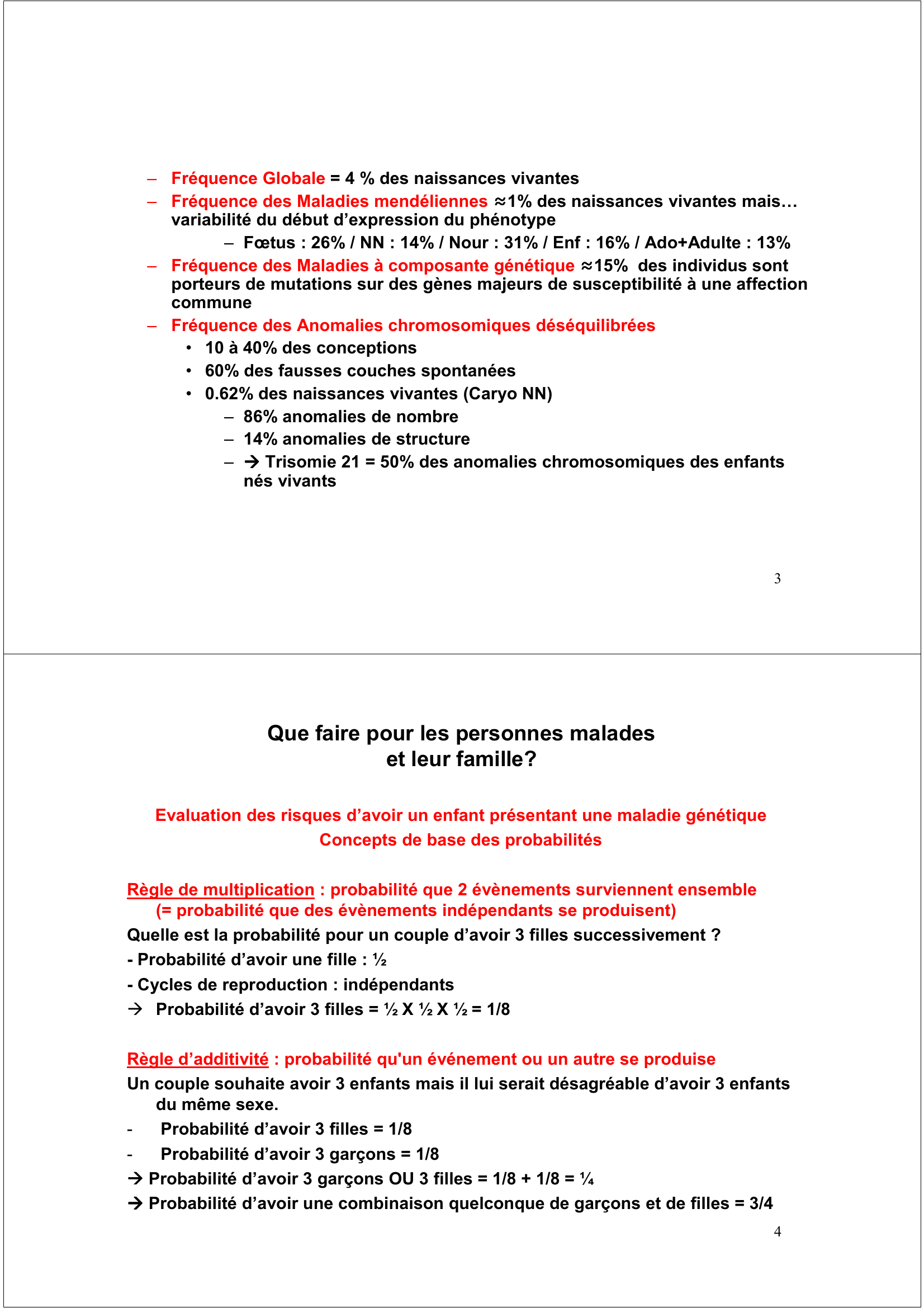 Prévisualisation du document Génétique Humaine
Génétique Médicale
3ème année Pharmacie
UE Optionnelle « Biologie et Pharmacie Clinique 1 »
2010-2011

Sophie Lestavel
Biologie Cellulaire - INSERM U1011
sophie.