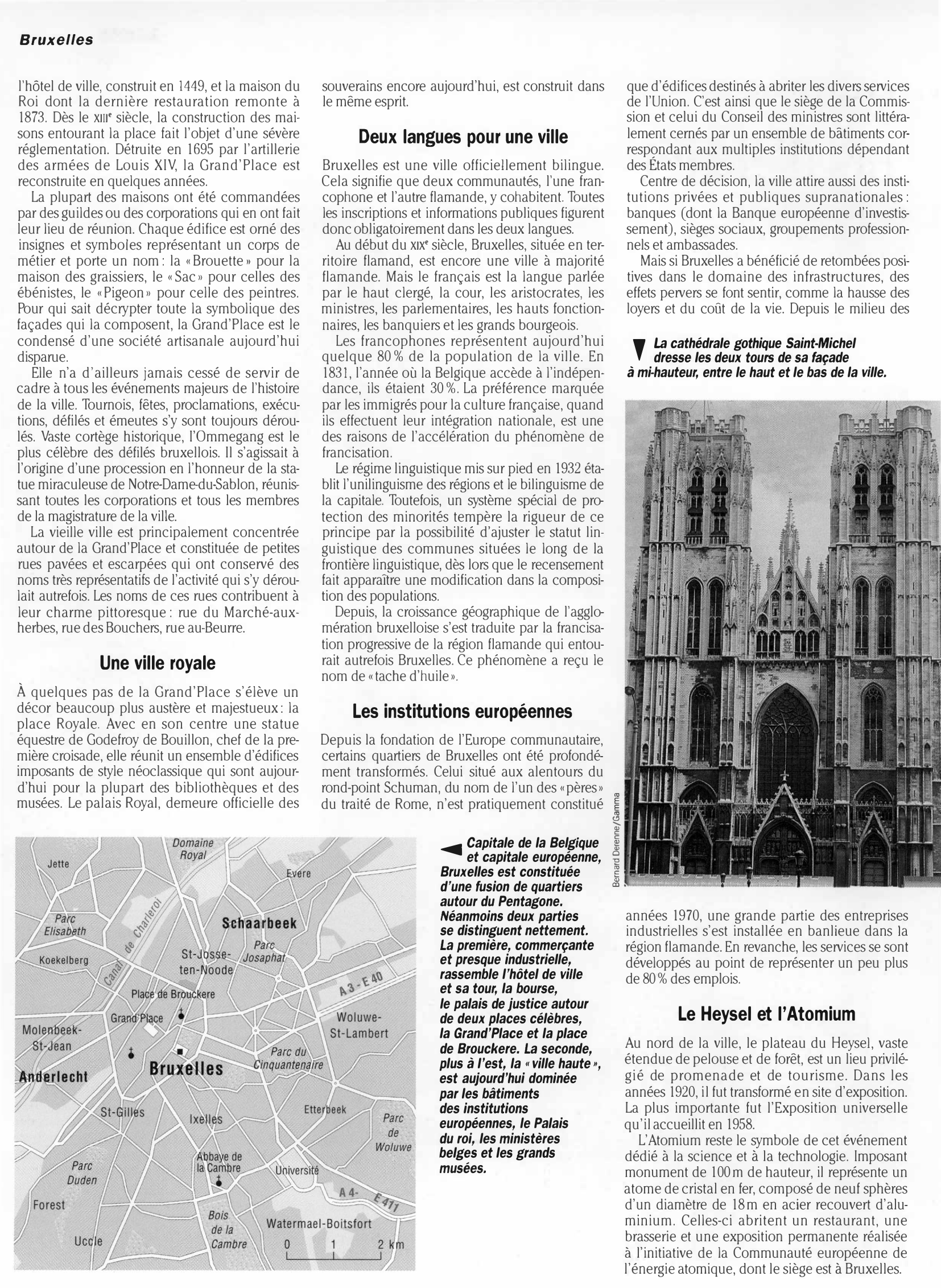 Prévisualisation du document Géographie de BRUXELLES