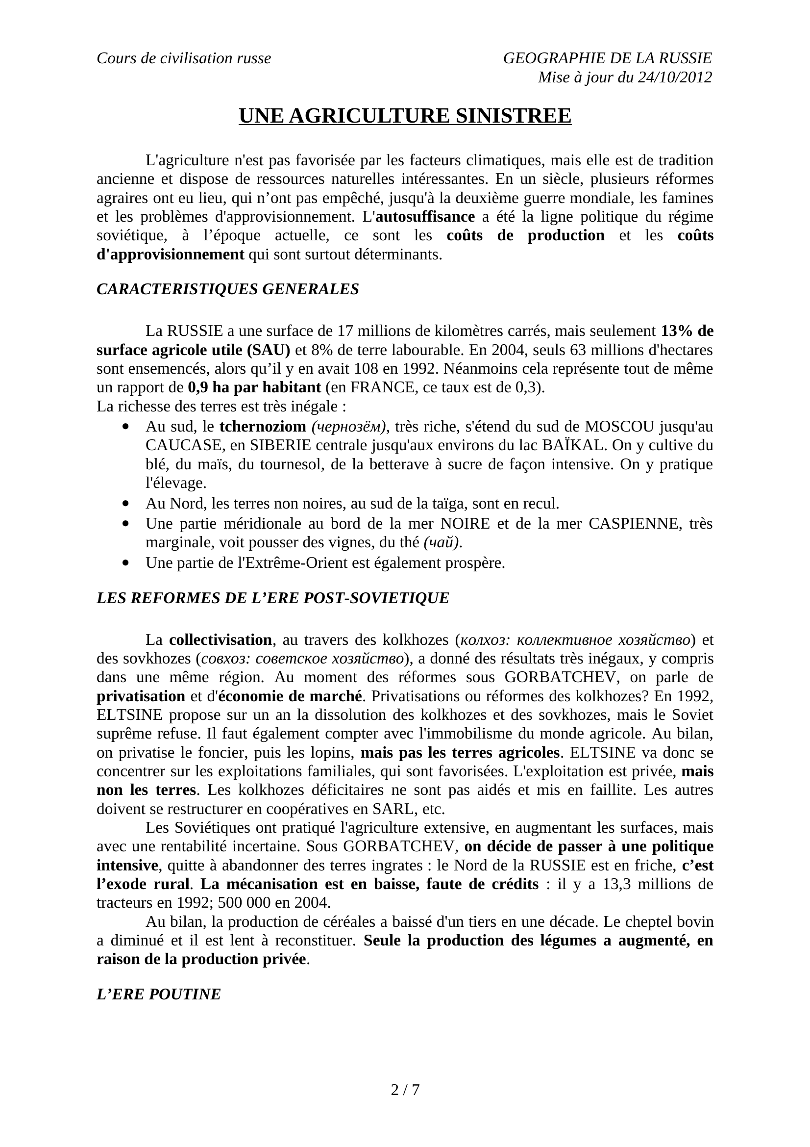 Prévisualisation du document GEOGRAPHIE_DE_LA_RUSSIE-ECONOMIE_HORS_ENERGIE