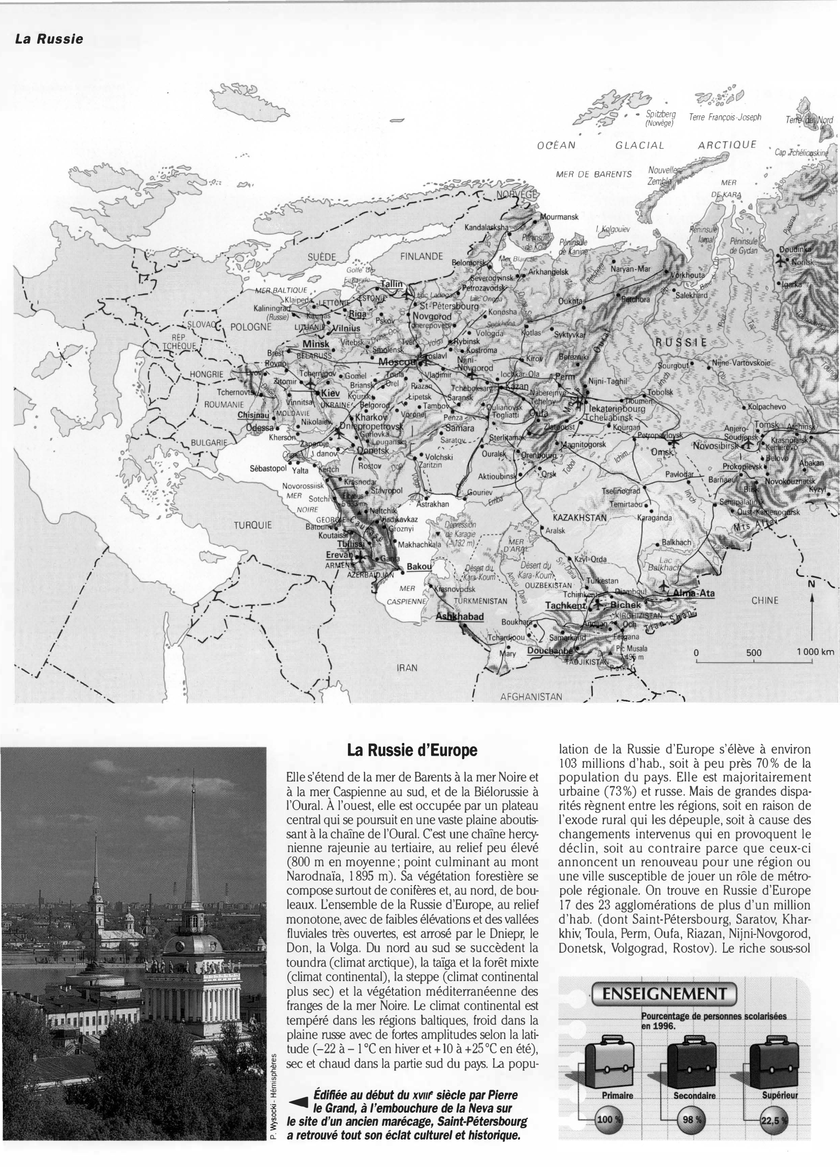 Prévisualisation du document Géographie  LA RUSSIE