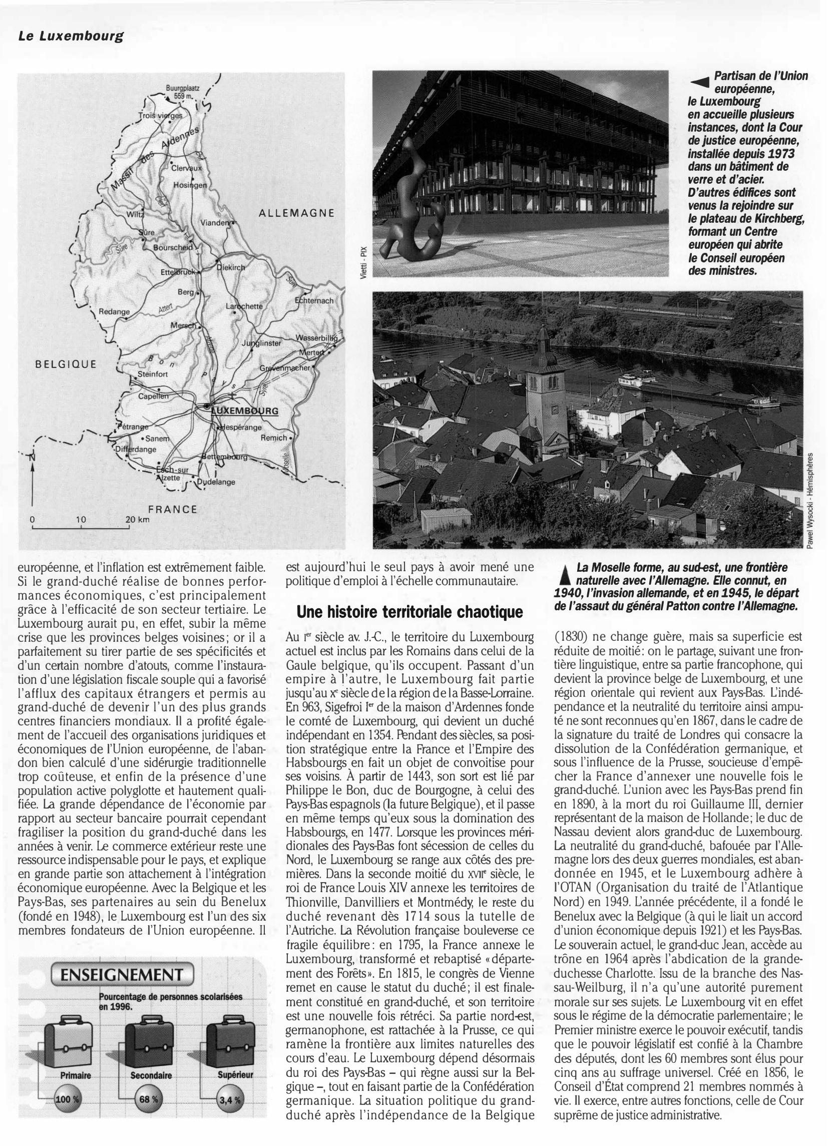 Prévisualisation du document Géographie  LE LUXEMBOURG