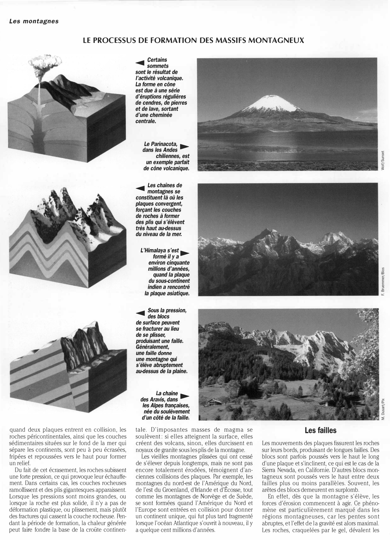 Prévisualisation du document Géographie LES MONTAGNES