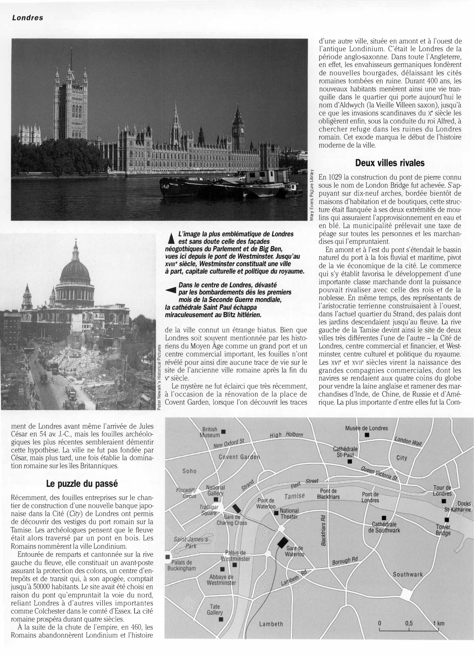 Prévisualisation du document Géographie  LONDRES