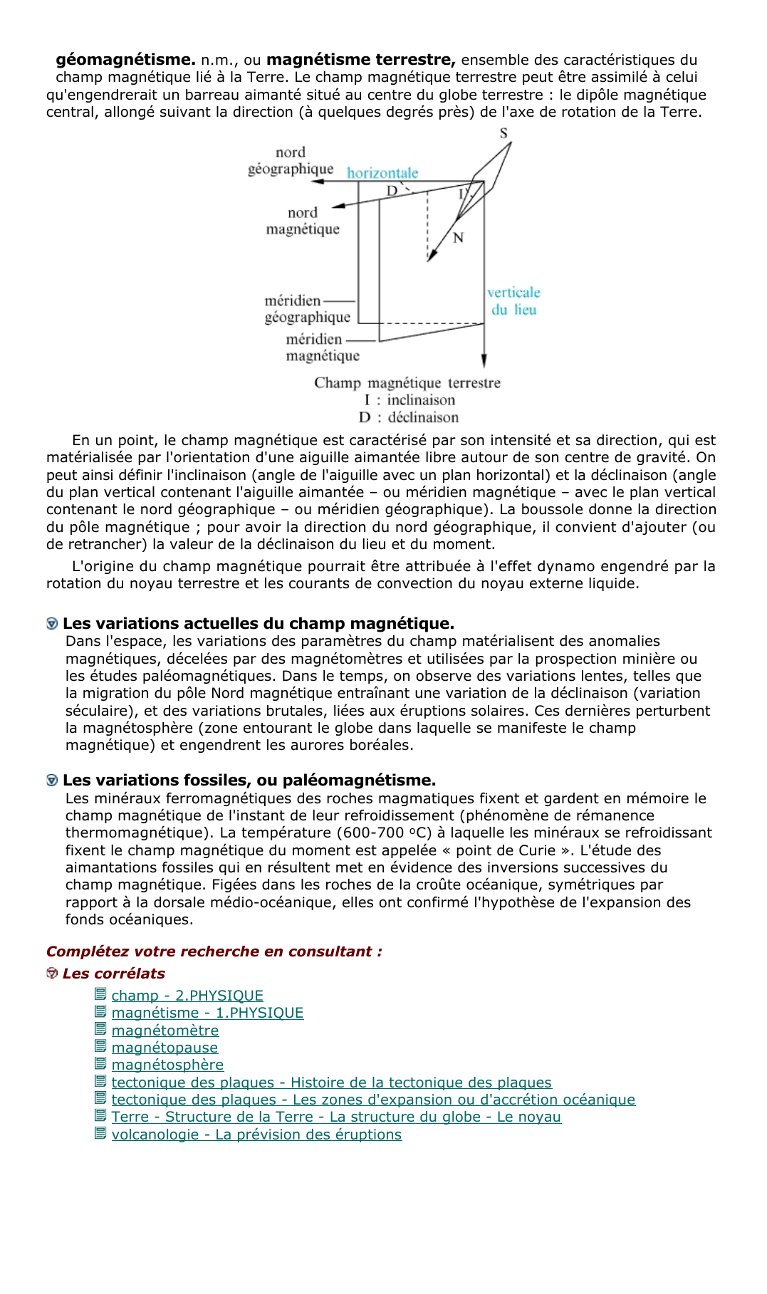 Prévisualisation du document géomagnétisme.