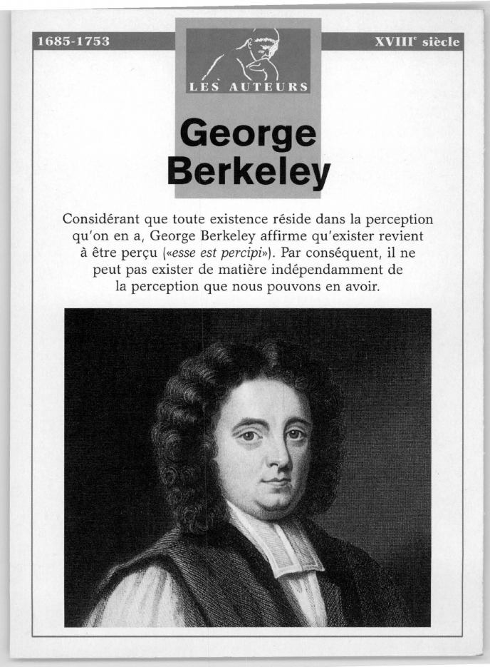Prévisualisation du document George Berkeley