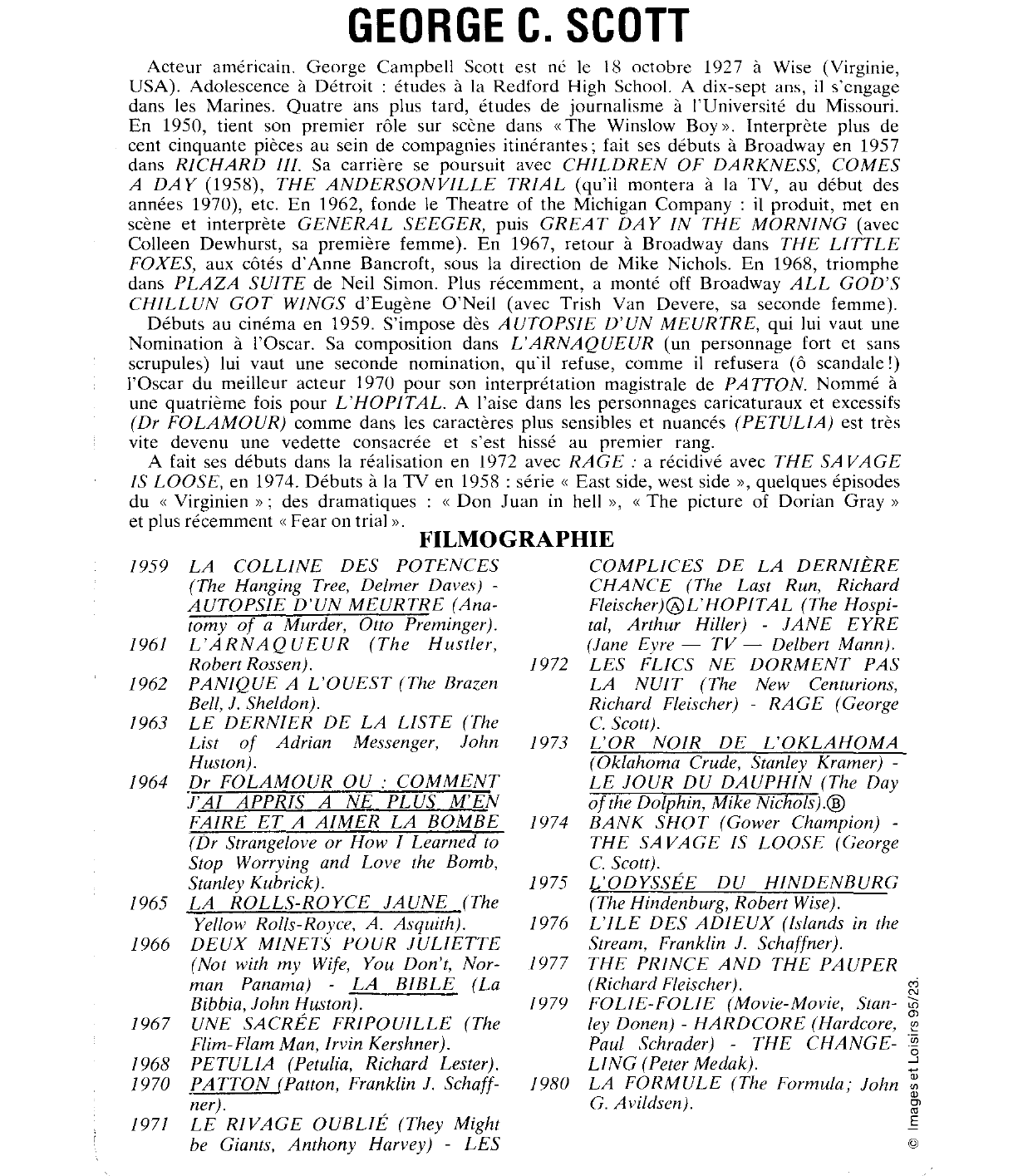 Prévisualisation du document GEORGE C. SCOTT