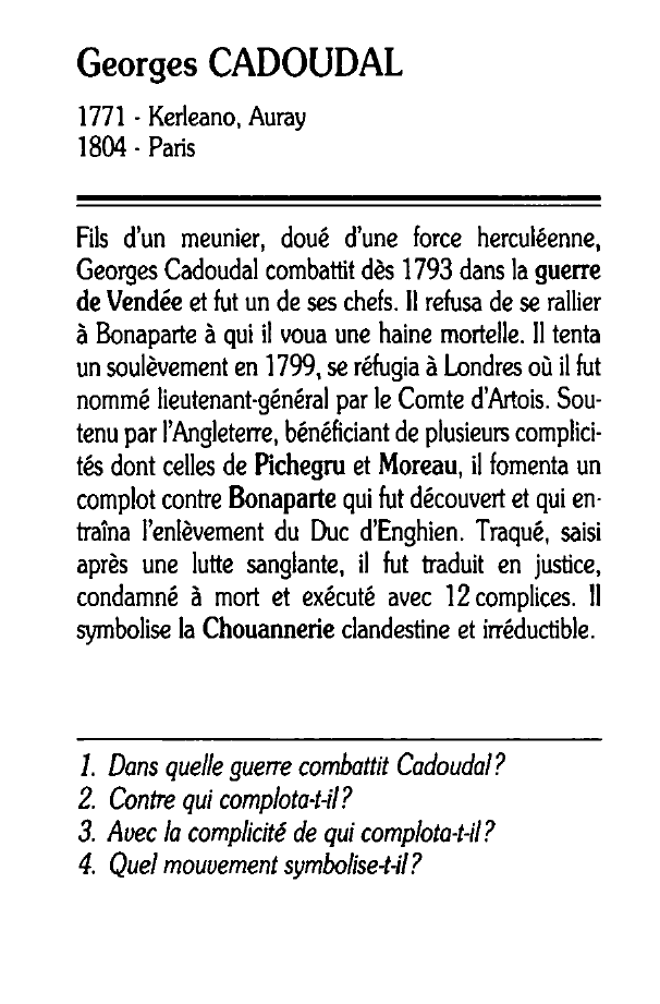 Prévisualisation du document Georges CADOUDAL