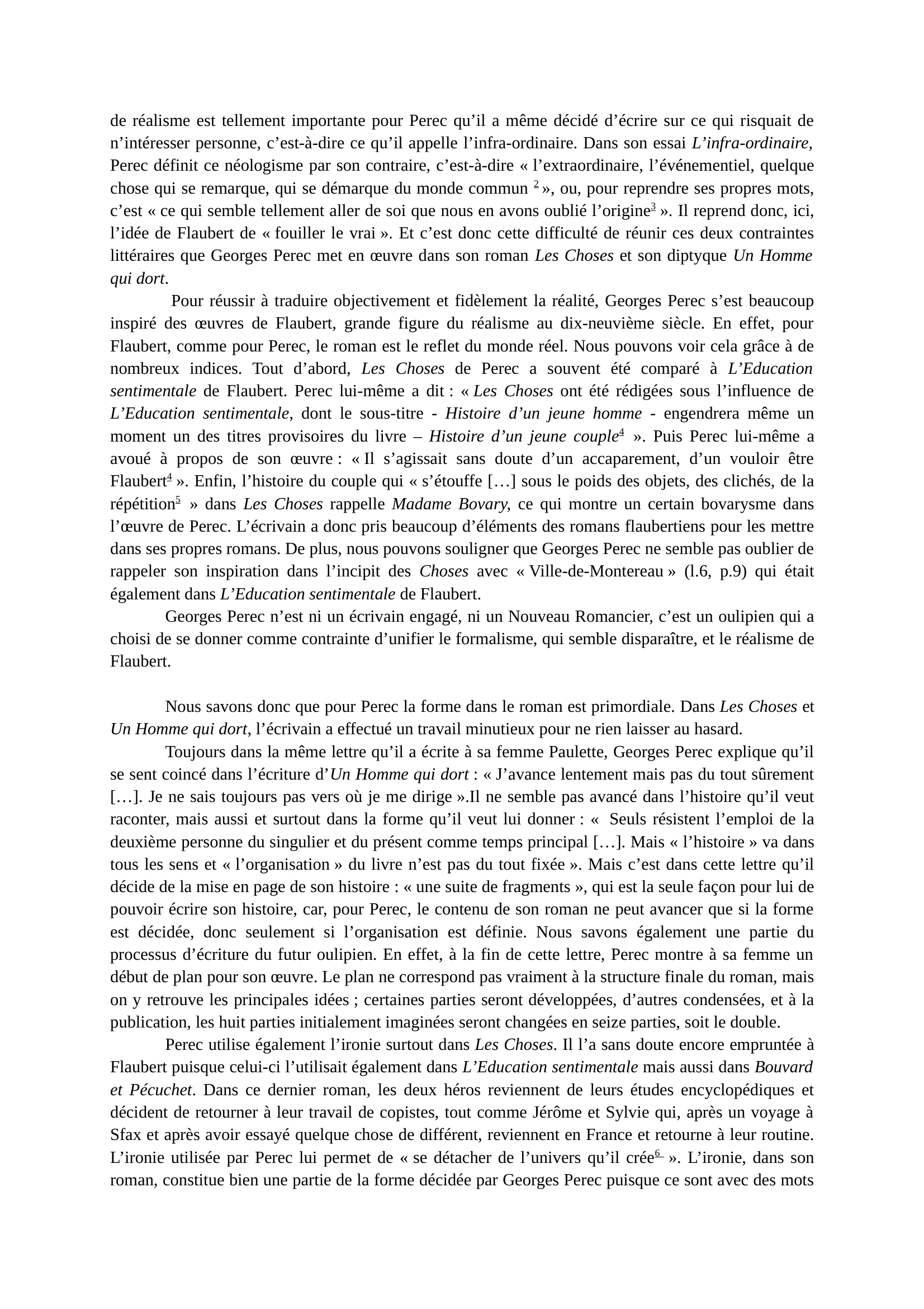 Prévisualisation du document Georges Perec - Formalisme réaliste