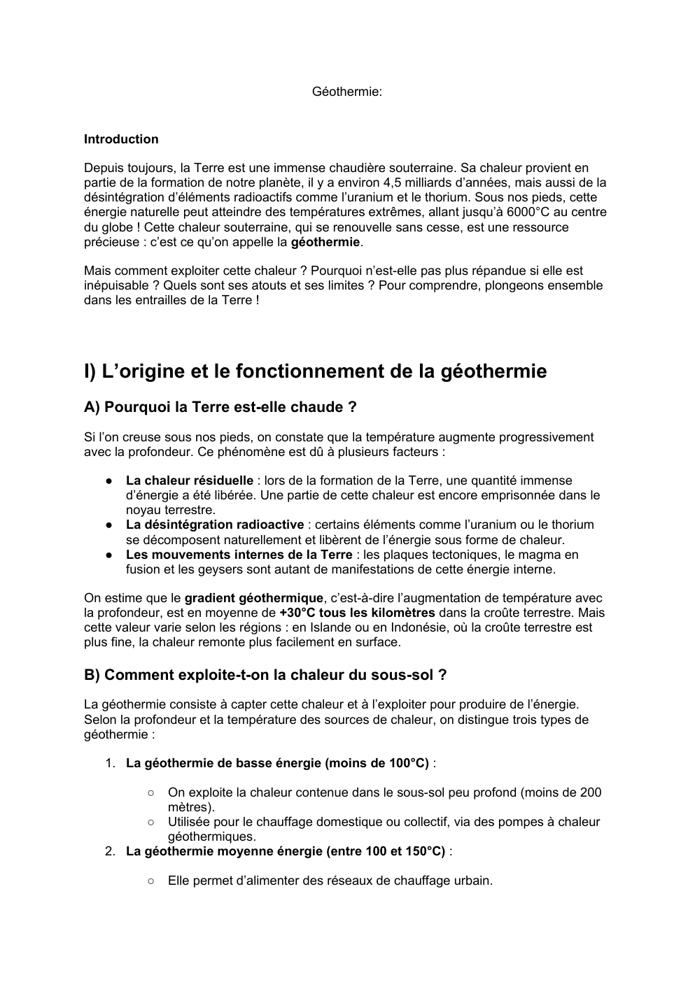 Prévisualisation du document geothermie