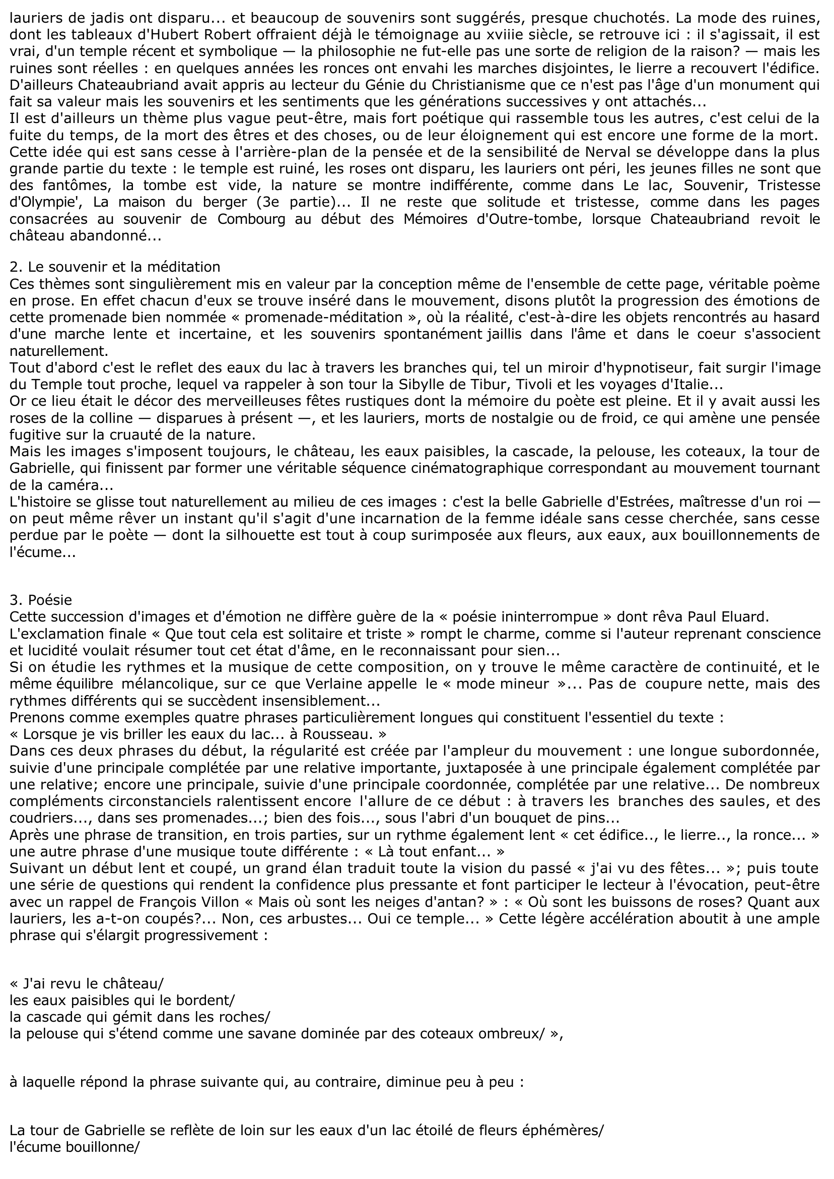 Prévisualisation du document Gérard de NERVAL, Sylvie