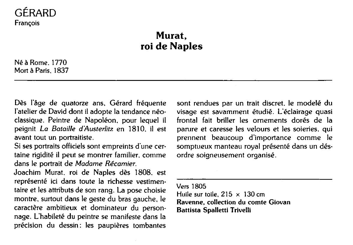 Prévisualisation du document GÉRARD François : Murat, roi de Naples