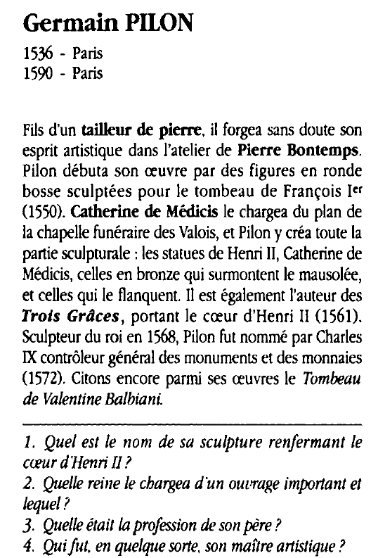 Prévisualisation du document Germain PILON