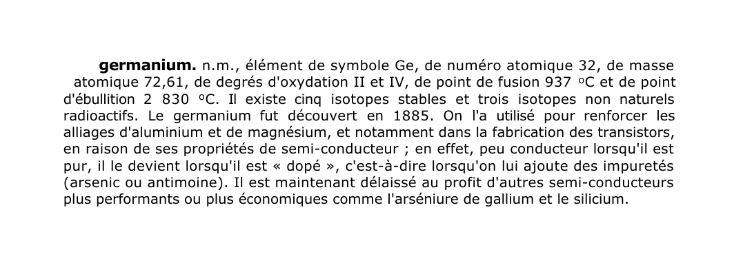 Prévisualisation du document germanium.