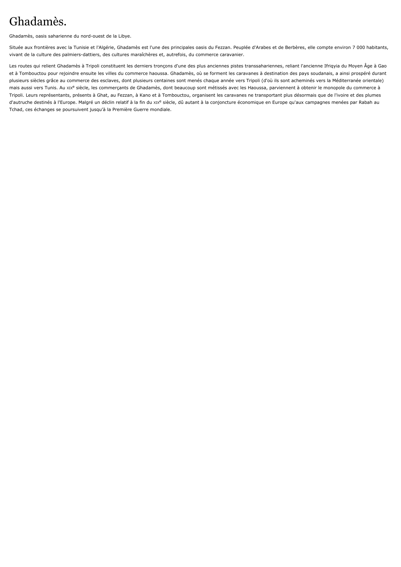 Prévisualisation du document Ghadamès.