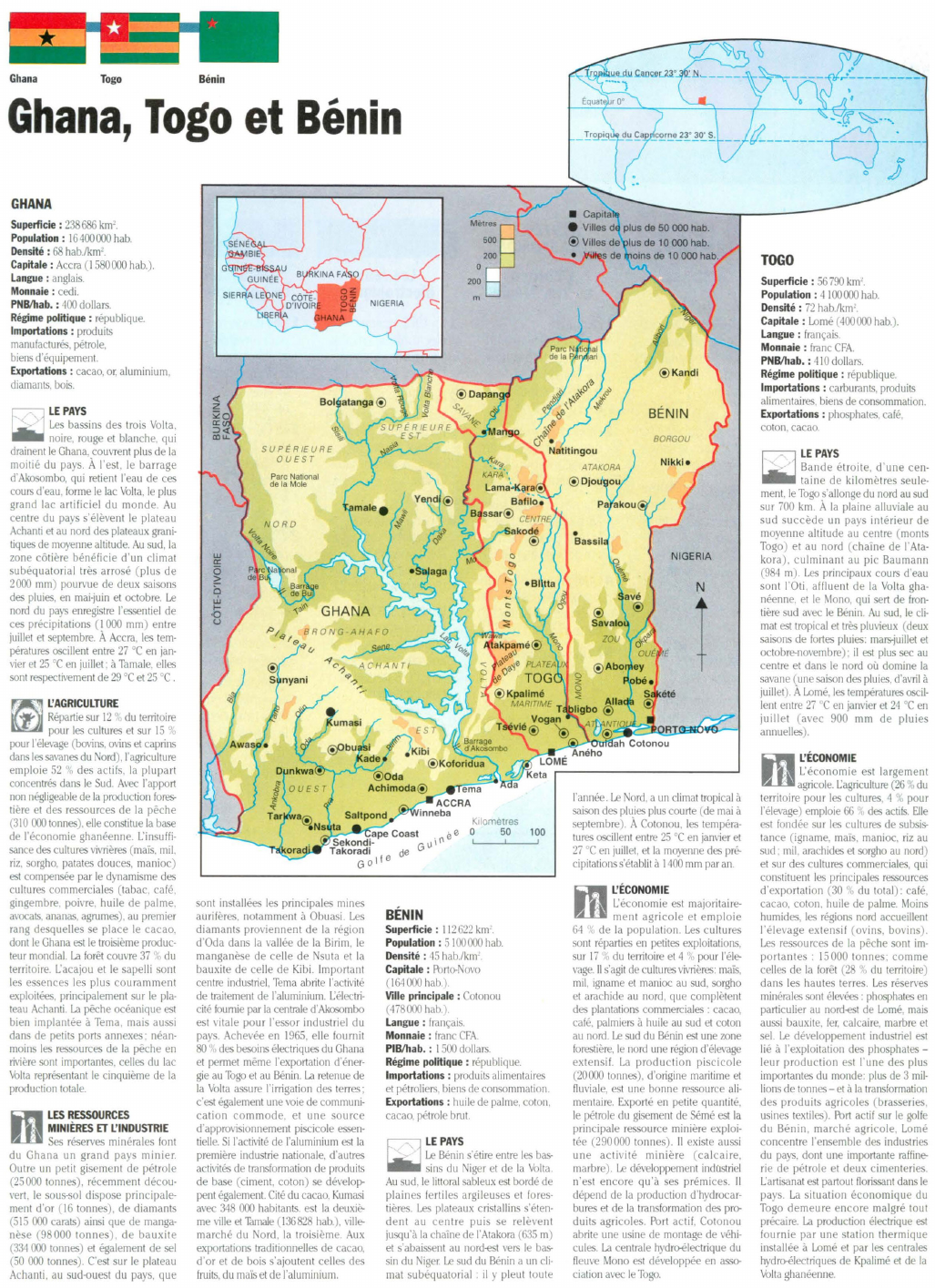 Prévisualisation du document Ghana, Togo et Bénin (géographie)