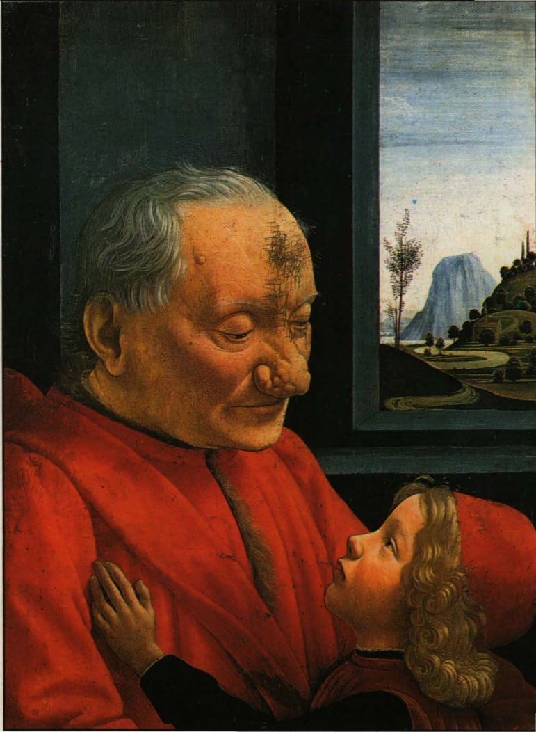 Prévisualisation du document GHIRLANDAIO
Domenico Bigordi, dit:
Le Vieillard
et son petit-fils (analyse du tableau).