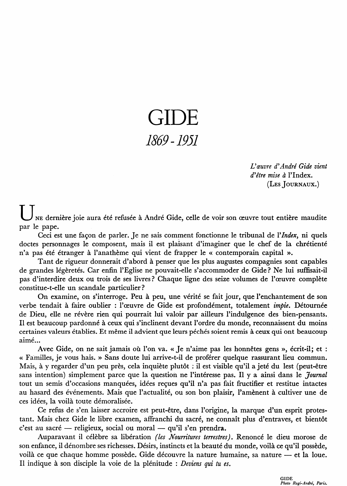 Prévisualisation du document GIDE André
