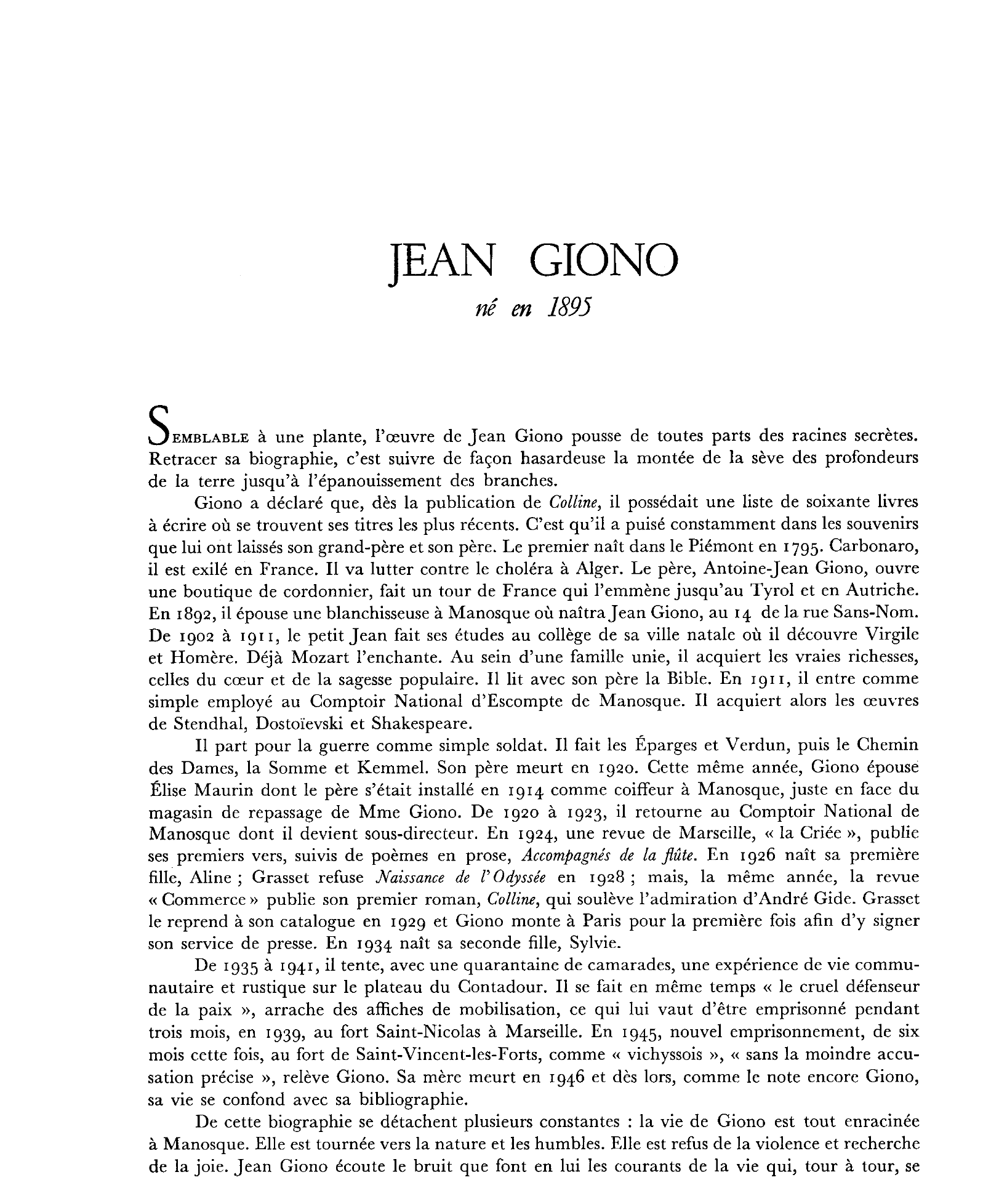 Prévisualisation du document Giono (Jean)