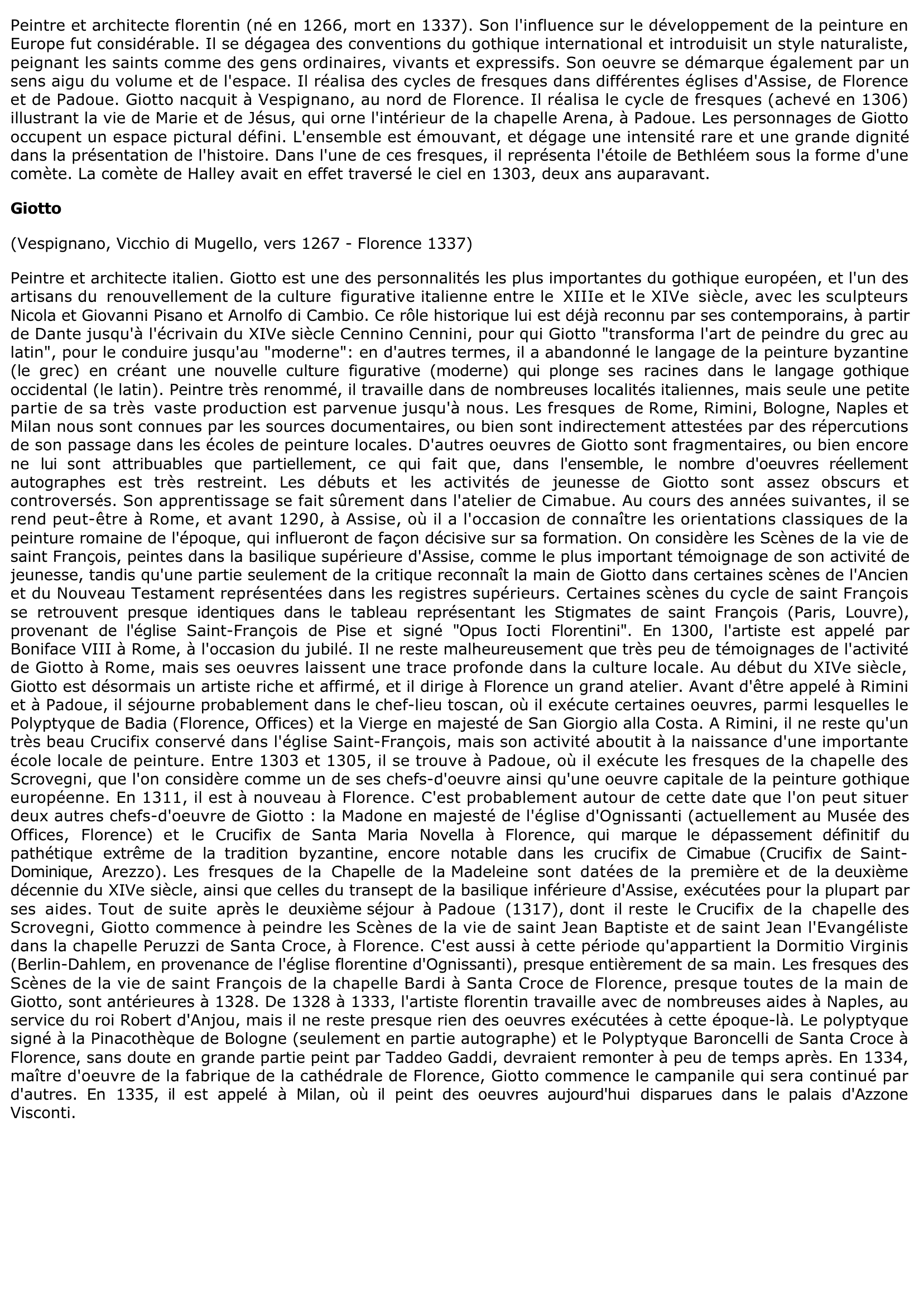 Prévisualisation du document Giotto