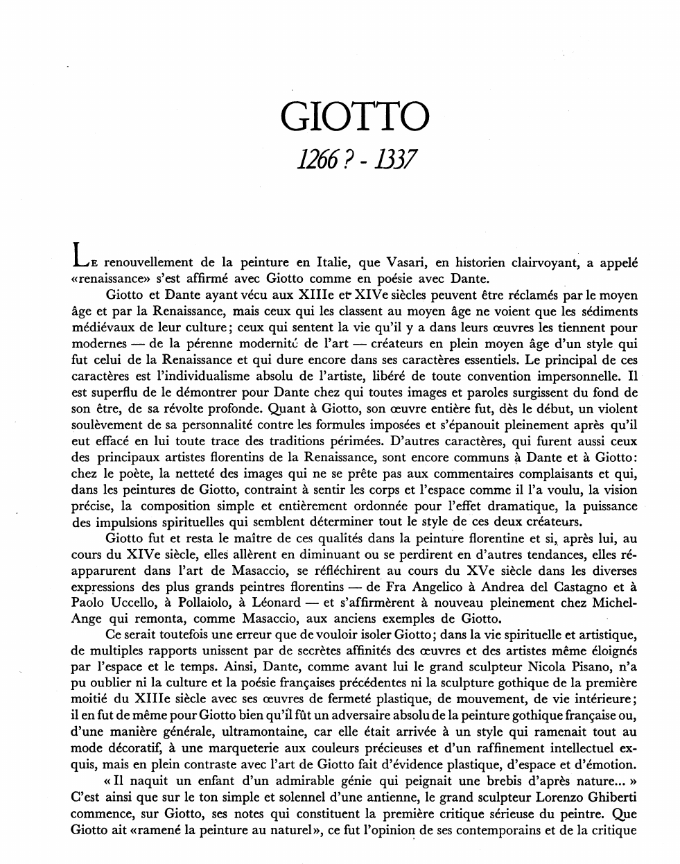 Prévisualisation du document GIOTTO