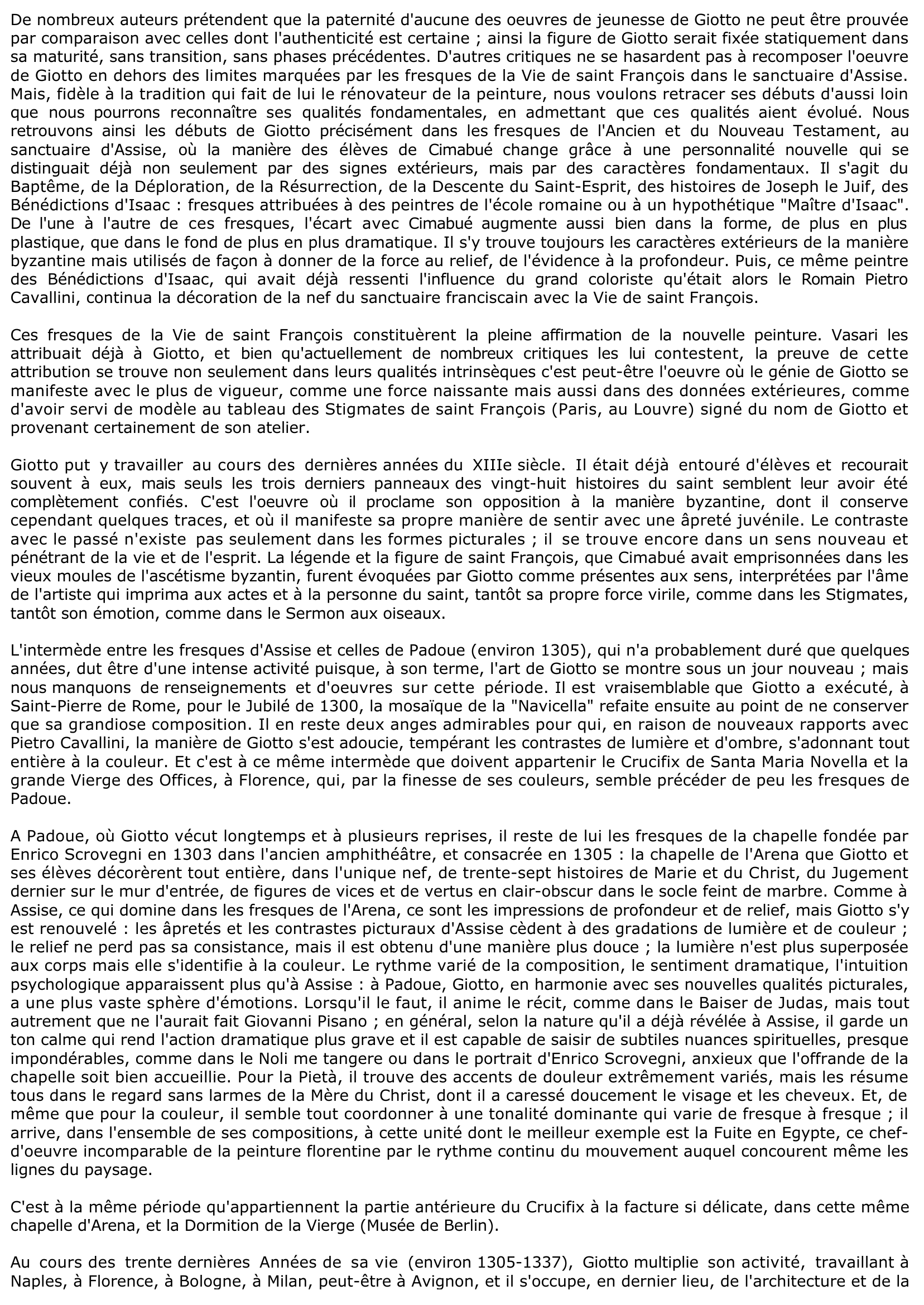Prévisualisation du document Giotto di Bondone et la renaissance italienne
