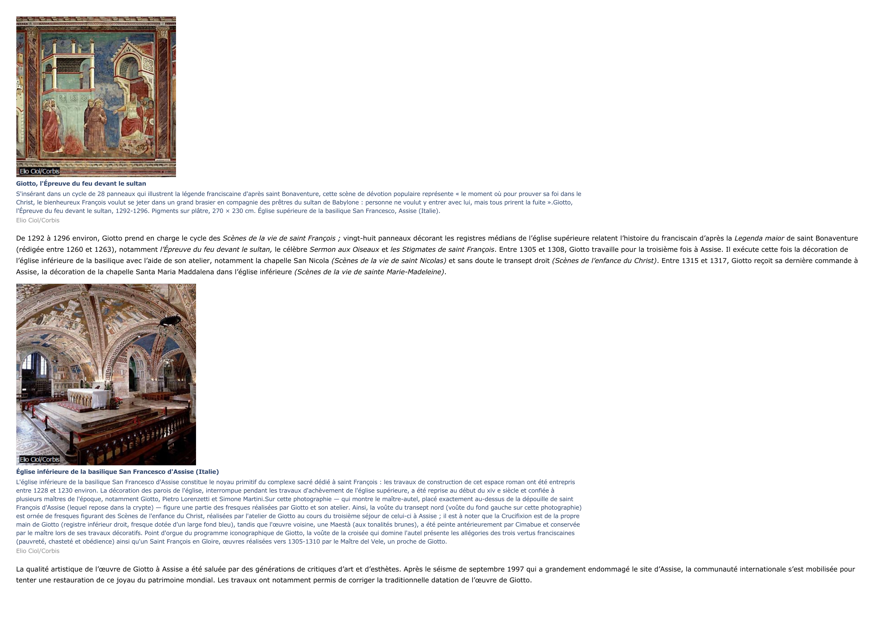 Prévisualisation du document Giotto - vie et oeuvre du peintre.