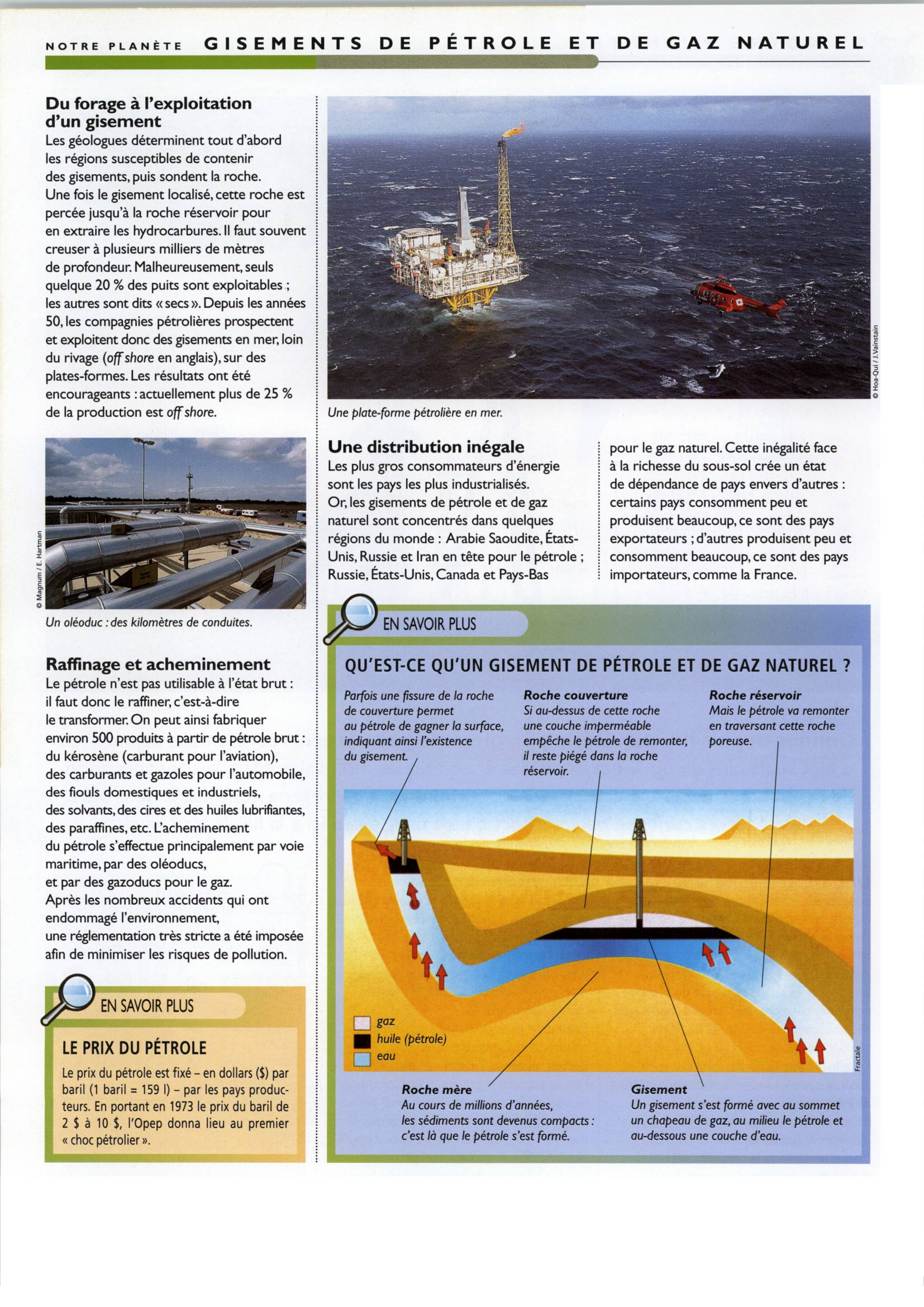 Prévisualisation du document Gisements de pétrole et de gaz naturel