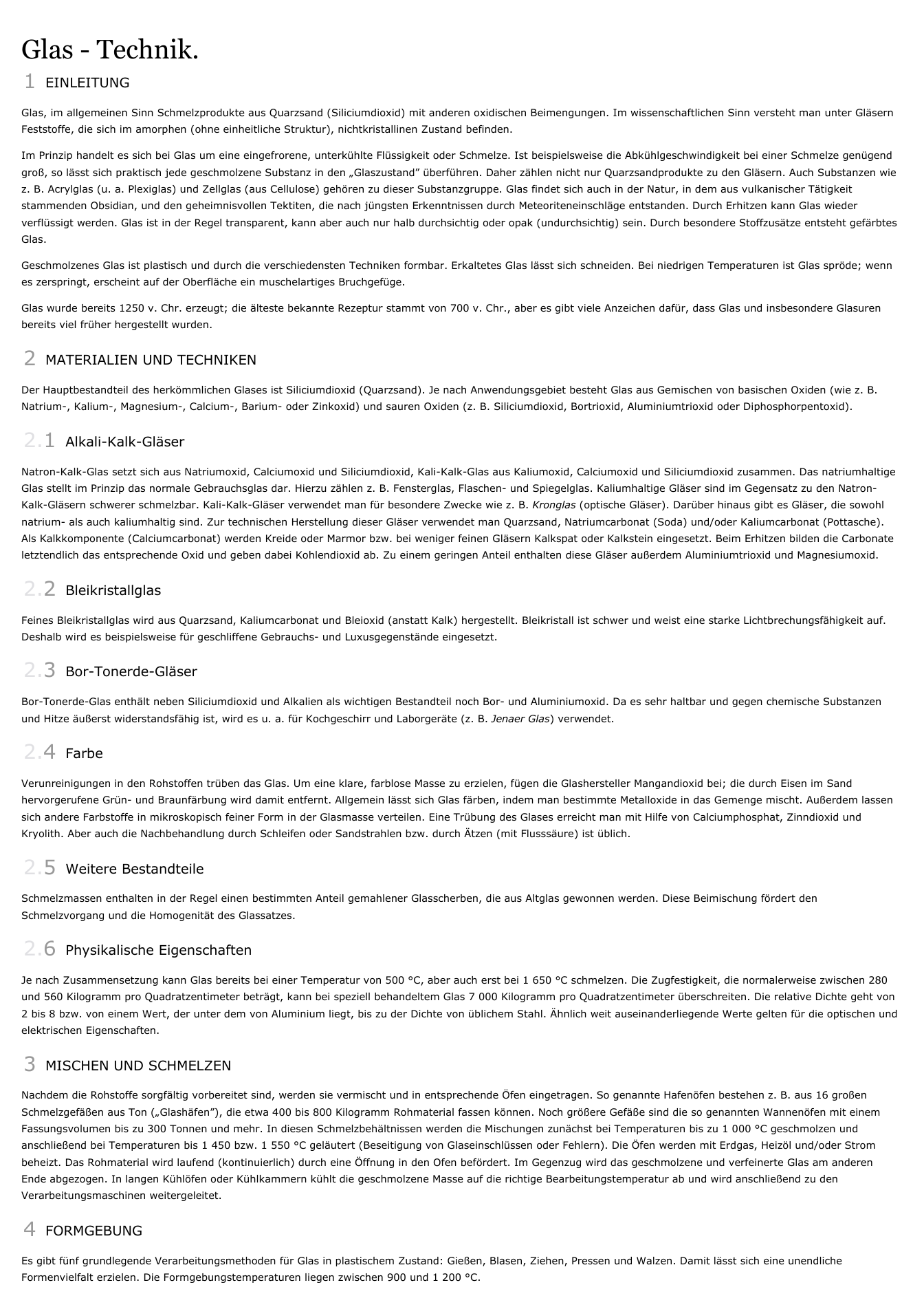 Prévisualisation du document Glas - Technik.