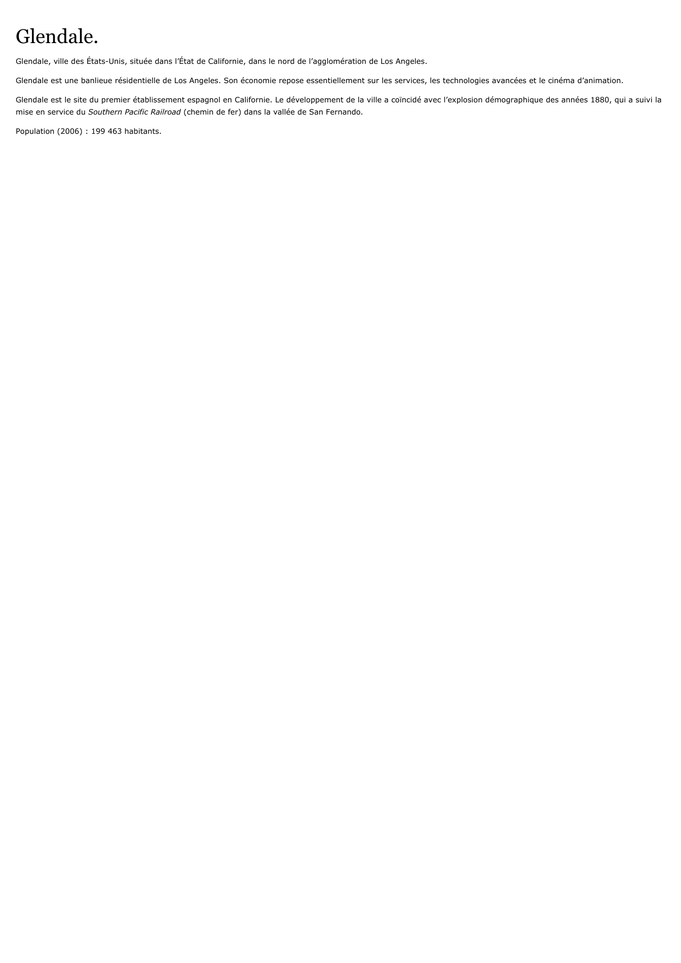 Prévisualisation du document Glendale.