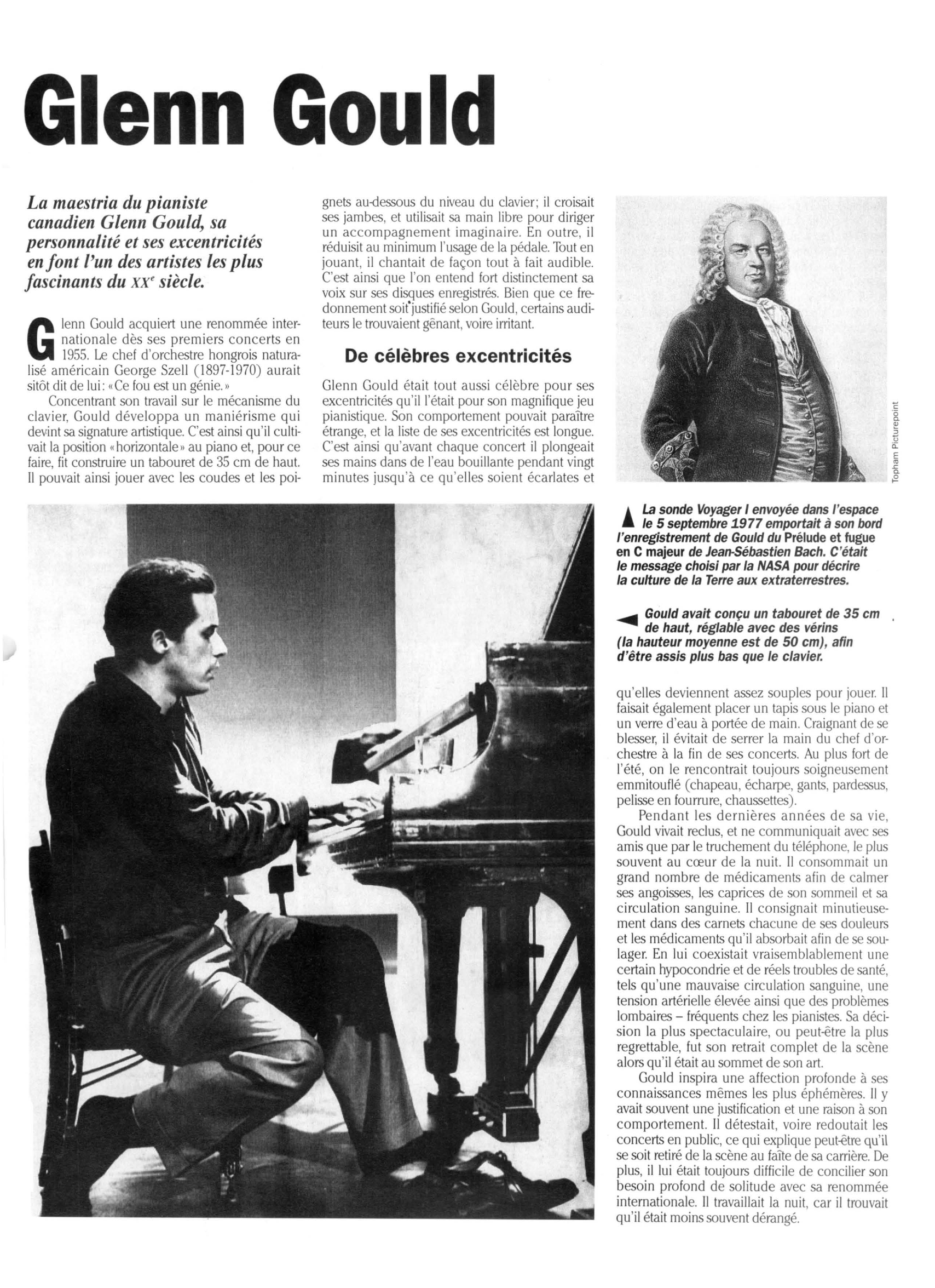 Prévisualisation du document Glenn Gould