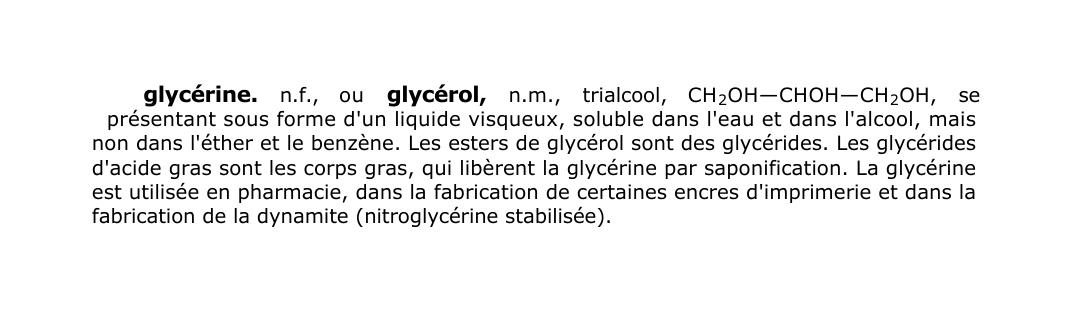 Prévisualisation du document glycérine.