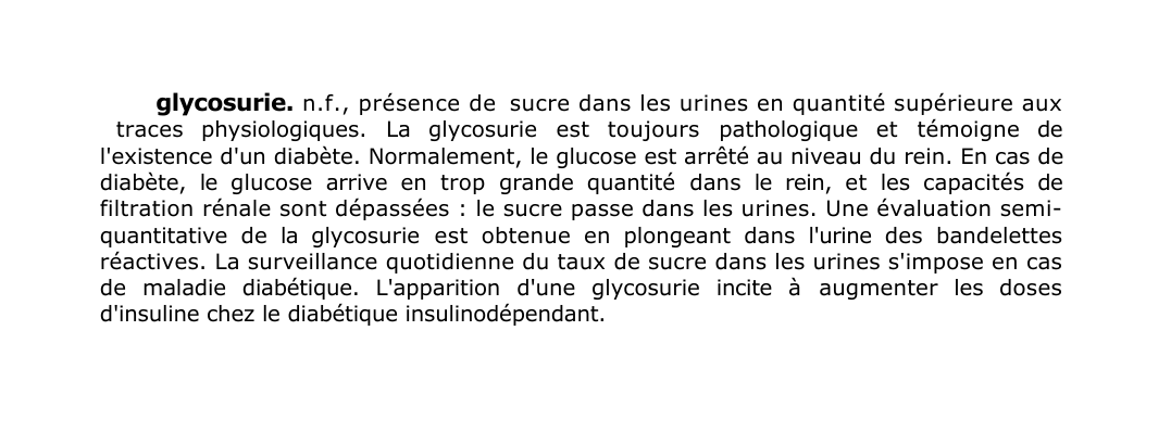 Prévisualisation du document glycosurie.