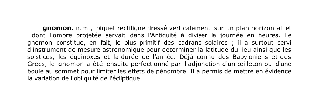 Prévisualisation du document gnomon.