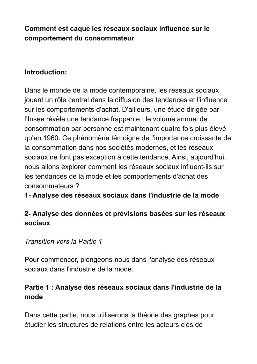 Prévisualisation du document go maths Comment est caque les réseaux sociaux influence sur le comportement du consommateur