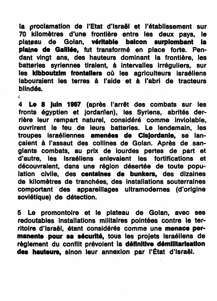 Prévisualisation du document Golan