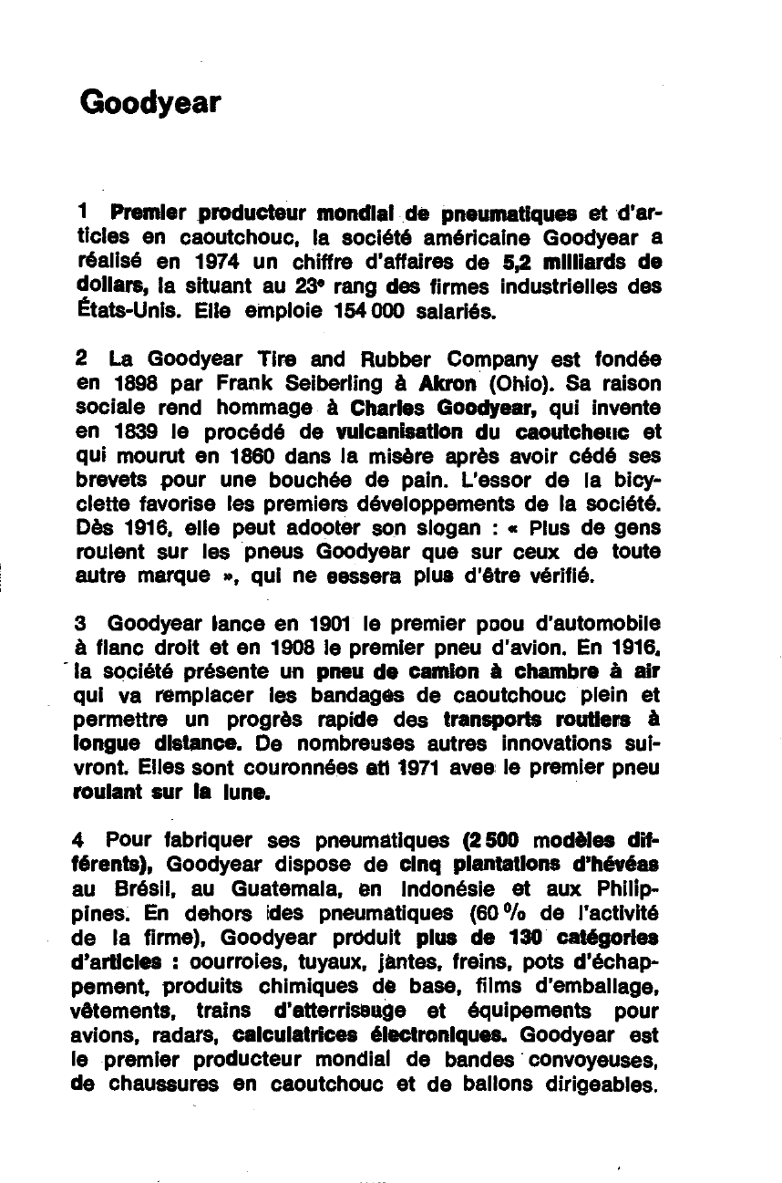 Prévisualisation du document Goodyear