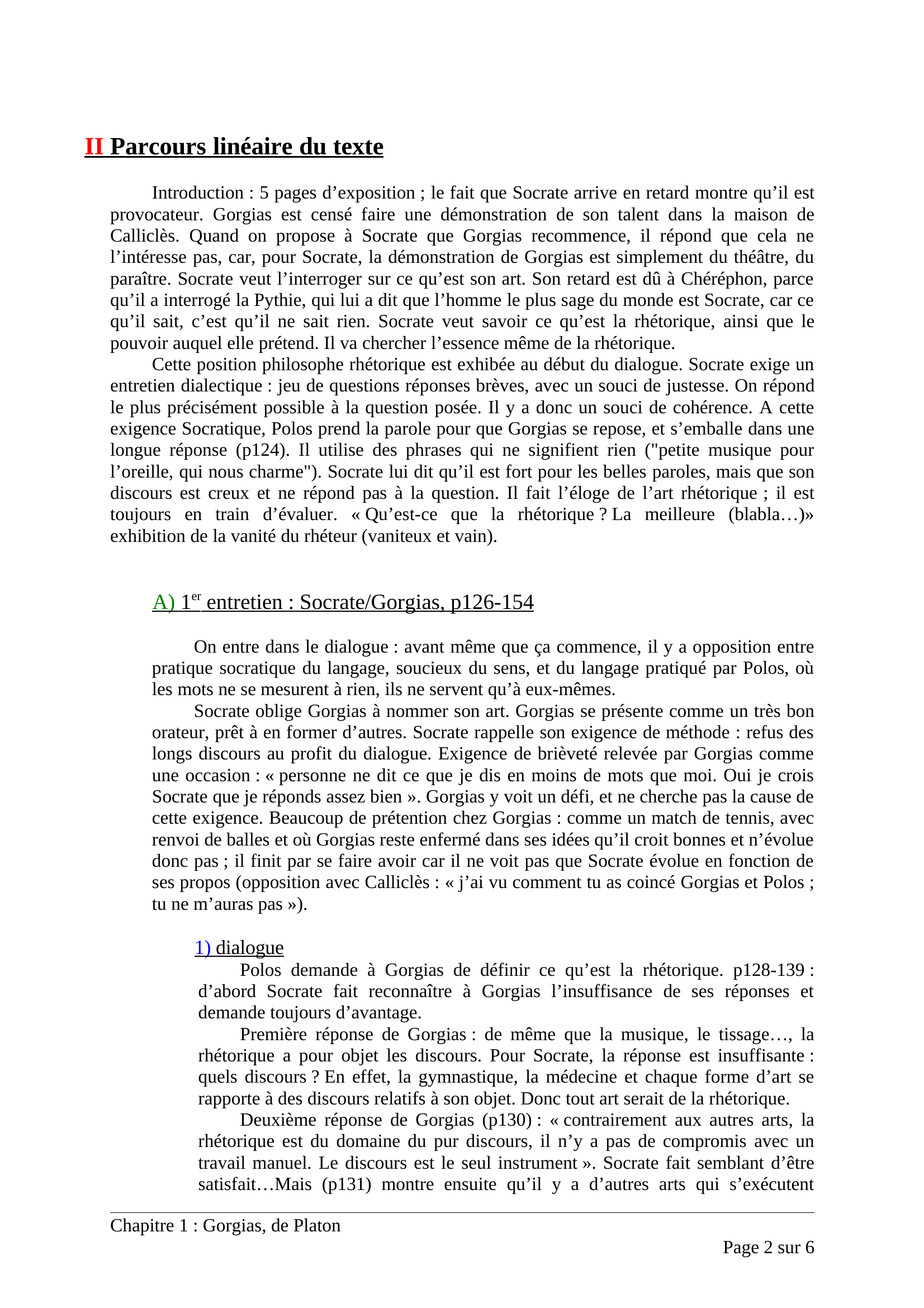 Prévisualisation du document Gorgias de Platon (fiche de lecture)