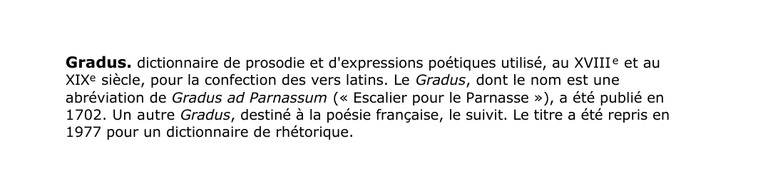 Prévisualisation du document Gradus.