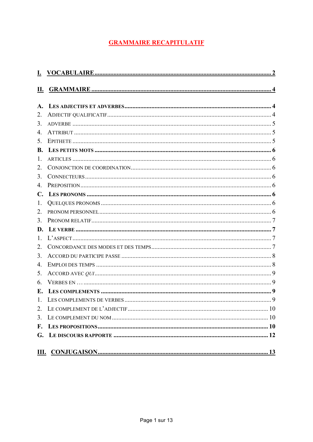 Prévisualisation du document GRAMMAIRE RECAPITULATIFI.