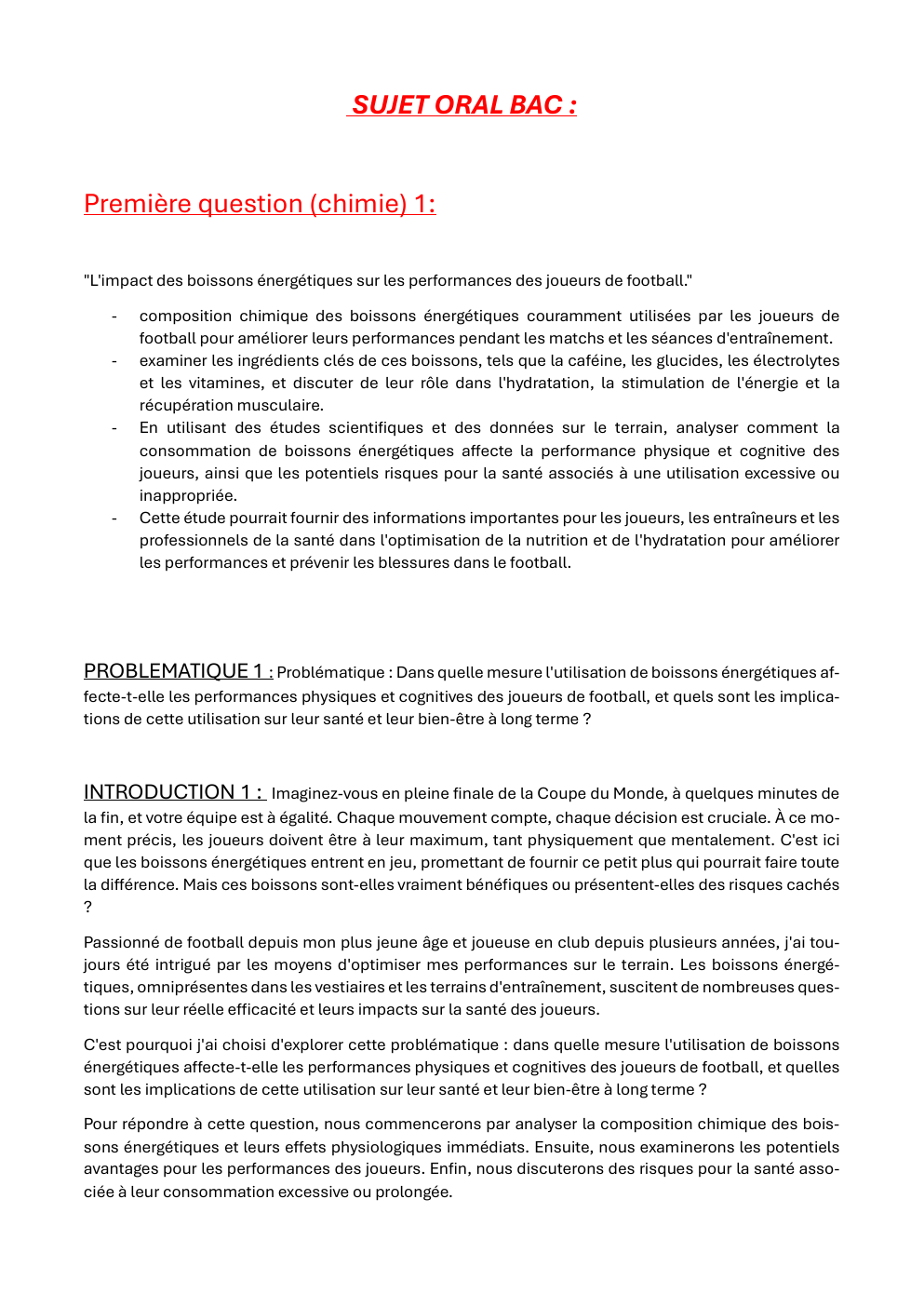 Prévisualisation du document grand oral boisson énergétiques