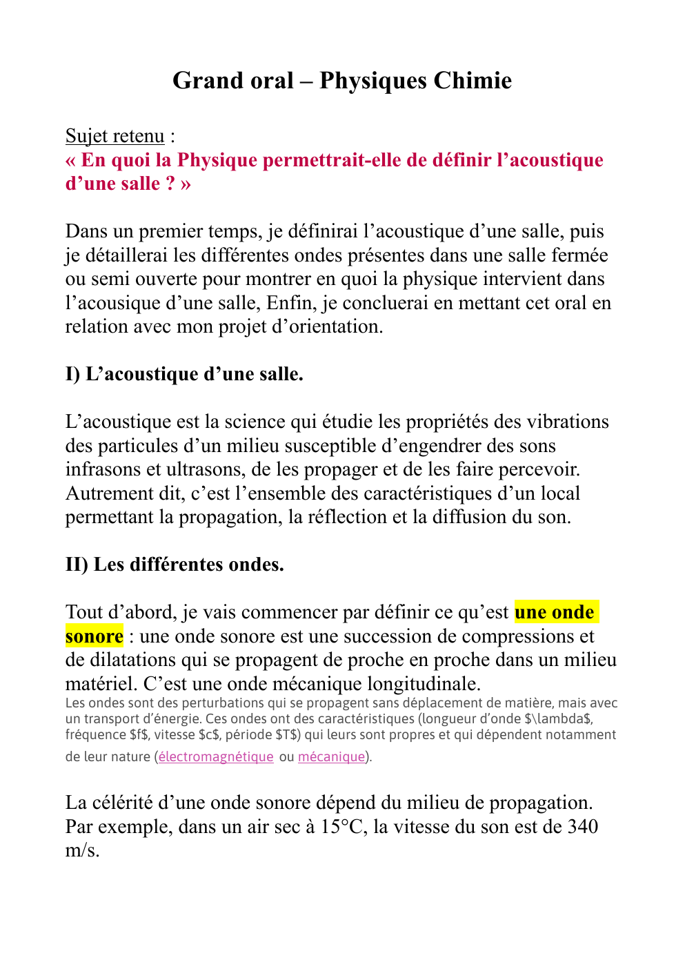 Prévisualisation du document grand oral brouillon acoustique