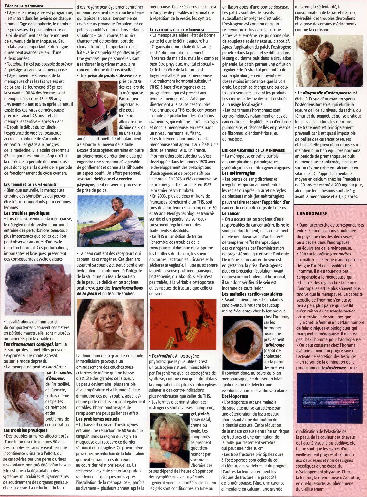 Prévisualisation du document Grand oral du bac : La ménopause - LE « RETOUR D'ÂGE » DE LA FEMME